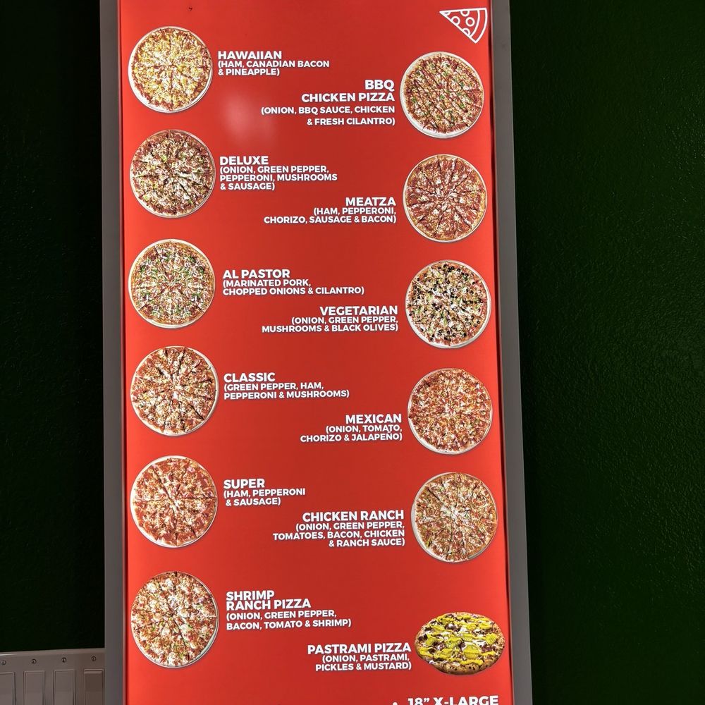 Specialty Pizza Menu! Specialty Pizza Menu!