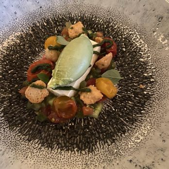 L'Affable - Scamorza panna cotta with basil sorbet - Bistros Near Me - Paris, 75 L'Affable - Scamorza panna cotta with basil sorbet - Bistros Near Me - Paris, 75
