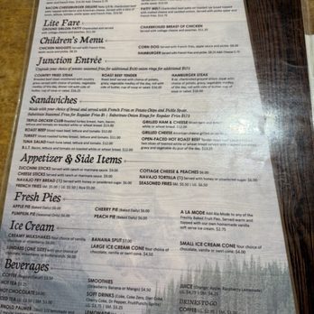 Junction Restaurant - Menu - American Near Me - Chinle, Arizona