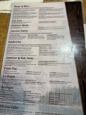 Menu photo 3 Junction Restaurant Chinle, AZ