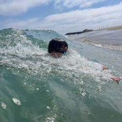 Family Beach - Body surfing at family beach.