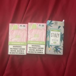 Ultimate Smoke Shop - Sunshine Icy Flum pen & Birthday cake- hybrid, Stizzy pod.