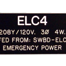 Electrical ID Plate