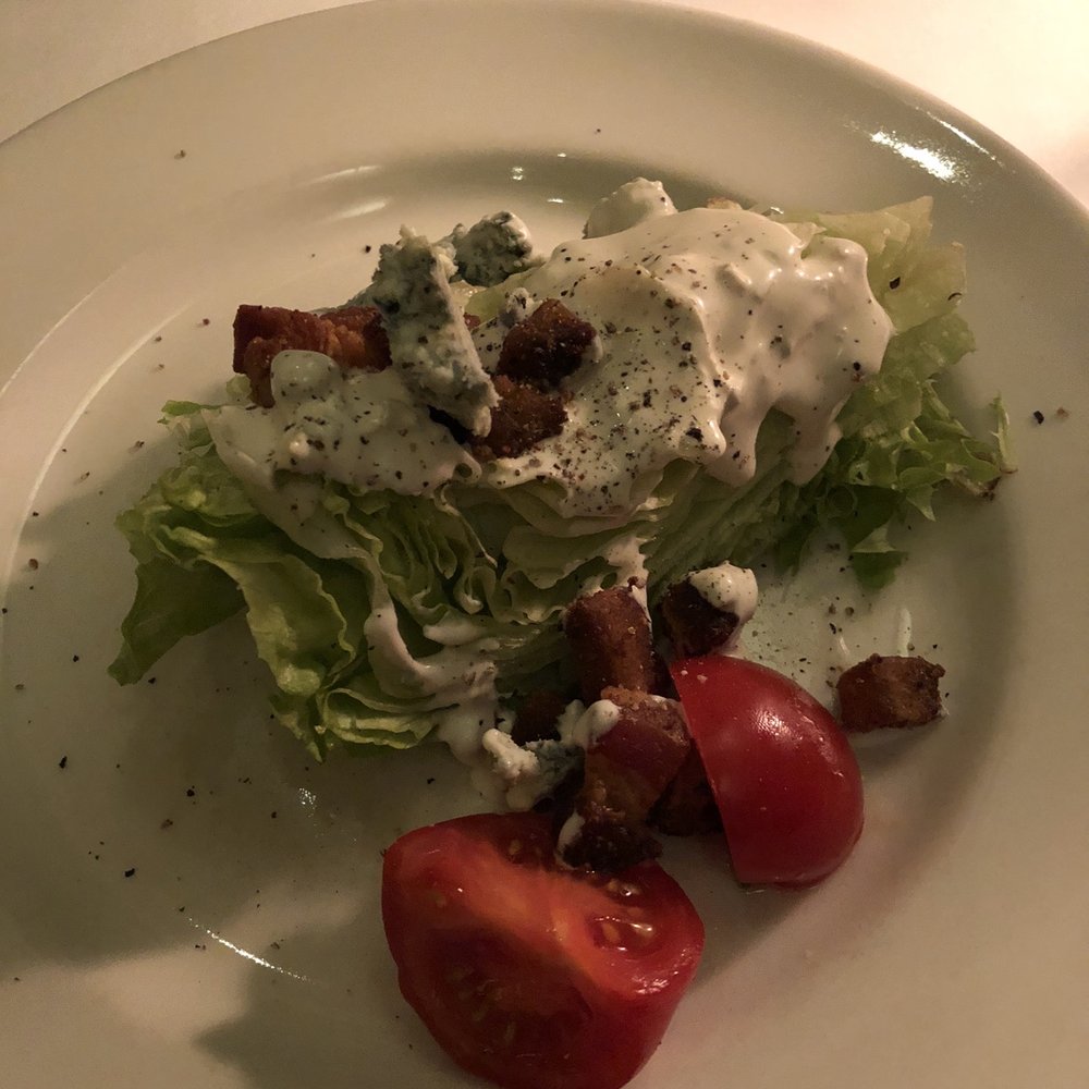 801 Chophouse - Wedge salad. The bacon and blue cheese added so much flavor! - Steakhouses Near Me - Clayton, Missouri 801 Chophouse - Wedge salad. The bacon and blue cheese added so much flavor! - Steakhouses Near Me - Clayton, Missouri