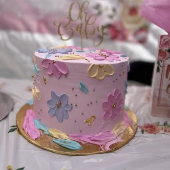 Yanet's Bakery - a pink birthday cake - Custom Cakes Near Me - Lilburn, Georgia Yanet's Bakery - a pink birthday cake - Custom Cakes Near Me - Lilburn, Georgia