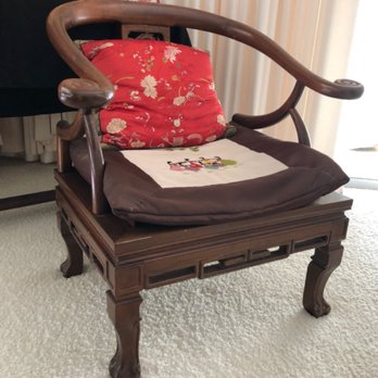 Island Mover Services - Antique Chinese horseshoe chair before Island Movers - Movers Near Me - East Patchogue, New York Island Mover Services - Antique Chinese horseshoe chair before Island Movers - Movers Near Me - East Patchogue, New York