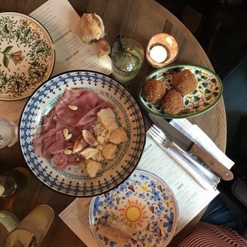 Pink Mamma - Starter of Parma ham with figs and Parmesan. - Steakhouses Near Me - Paris, 75