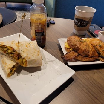 The Daily Cafe & Bakery - Great menu. Delicious food. This is a photo of the Breakfast Burrito and Egg, Bacon and Cheese Cruissant (*other bread options available). - Breakfast & Brunch Near Me - Brook Park, Ohio The Daily Cafe & Bakery - Great menu. Delicious food. This is a photo of the Breakfast Burrito and Egg, Bacon and Cheese Cruissant (*other bread options available). - Breakfast & Brunch Near Me - Brook Park, Ohio