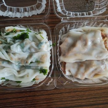 King’s Kitchen - Rice Rolls with Dried Shrimp and Chair Siu Rice Rolls - Cantonese Near Me - Flushing, New York