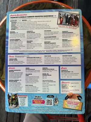 Menu photo 7 Frenchy's Saltwater Cafe Clearwater Beach, FL