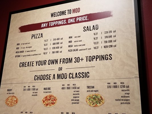 Menu photo 2 MOD Pizza Medford, OR