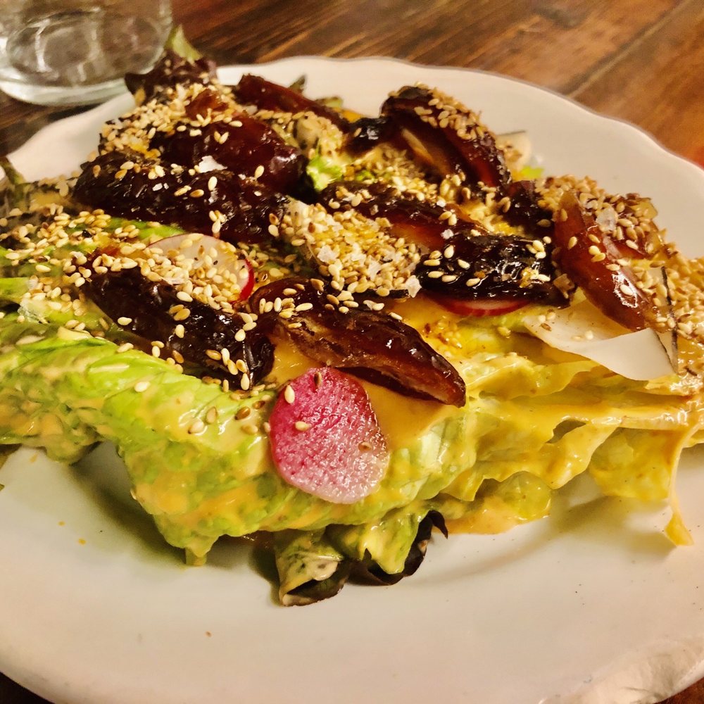 Sofreh - Toasted sesame and medjool date salad - Persian/Iranian Near Me - Brooklyn, New York Sofreh - Toasted sesame and medjool date salad - Persian/Iranian Near Me - Brooklyn, New York
