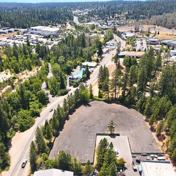 Grass Art Photography - Aerial Photography of a Commercial lot for rent in Grass Valley, California - Real Estate Photography Near Me