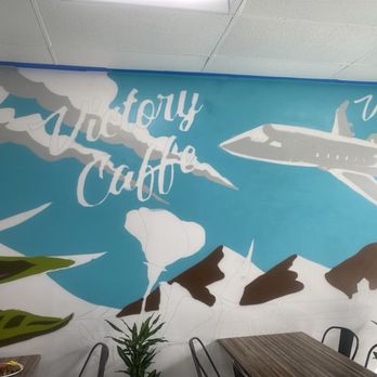 Victory Caffe - This is the before photo for their new lobby art coming soon! - Coffee & Tea Near Me - Van Nuys, California