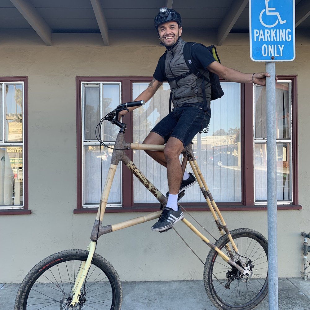 Watsonville Cyclery - Jules first major ride on his newly crafted 11 gear tall gravel bamboo bike - Bikes Near Me - Watsonville, California Watsonville Cyclery - Jules first major ride on his newly crafted 11 gear tall gravel bamboo bike - Bikes Near Me - Watsonville, California