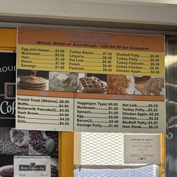 Happy Dogs - Breakfast sandwich menu - Hot Dogs Near Me - Oakland, California