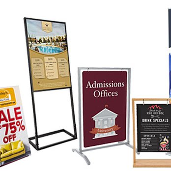 Quality Printers - Indoor and Outdoor Signs with Frames - Printing Services Near Me - Washington, DC, District of Columbia