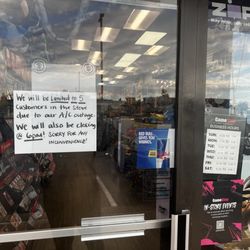 The sign that has been up for over two months
