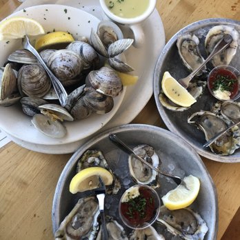 Brophy Bros - Dozen raw oysters and clams with broth - Seafood Near Me - Santa Barbara, California
