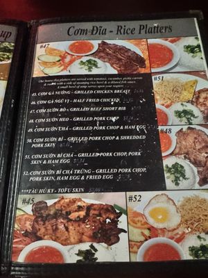 Menu photo 7 Thanh Tam Restaurant Seattle, WA