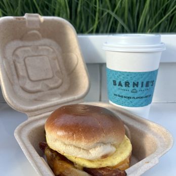 Cask & Larder - Coffee with a bacon egg and cheese sandwich! - Southern Near Me - Orlando, Florida Cask & Larder - Coffee with a bacon egg and cheese sandwich! - Southern Near Me - Orlando, Florida