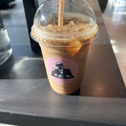 Iced Vanilla Matcha Oat Latte