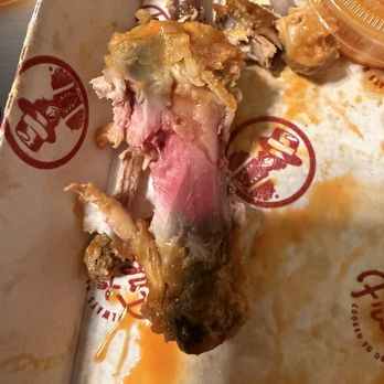Slim Chickens - Badly Undercooked chicken wing. - Comfort Food Near Me - Southaven, Mississippi
