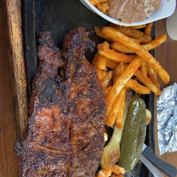 Los Magueyes - Carne Asada con Camarones a la Plancha - Seafood Near Me - Burbank, Illinois