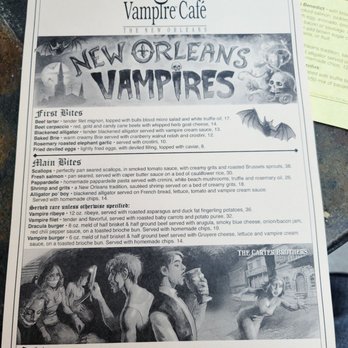 Vampire Cafe - Cafes Near Me - New Orleans, Louisiana