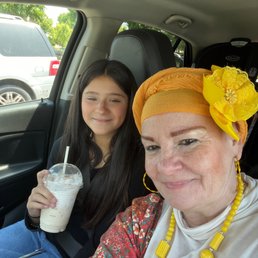 Enjoying a chai Frappuccino and a cup of coffee! Our barista at Drive-thru, May, was AMAZING!! Enjoying a chai Frappuccino and a cup of coffee! Our barista at Drive-thru, May, was AMAZING!!
