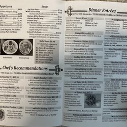 Golden Ocean - Newest menu.