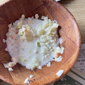 Rhodey's - Watery Cole slaw - Bars Near Me - Dubuque, Iowa