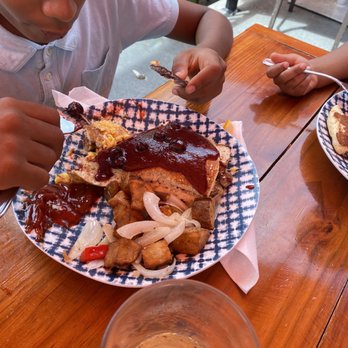 Hook'd USVI - Pancake "roll up" special - New American Near Me - Red Hook, Virgin Islands