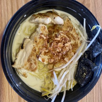 Soupa Blvd - Thin ramen w/ chicken, bean sprouts, nori, fried onion. - Asian Fusion Near Me - Kissimmee, Florida