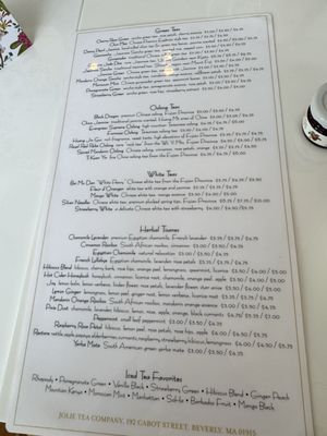 Menu photo 2 Jolie Tea Company Beverly, MA