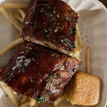 The Fox Bistro - Half rack of baby back ribs - New American Near Me - Borrego Springs, California The Fox Bistro - Half rack of baby back ribs - New American Near Me - Borrego Springs, California