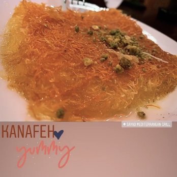 Sayad Mediterranean Kitchen - Kanafeh - Mediterranean Near Me - Houston, Texas