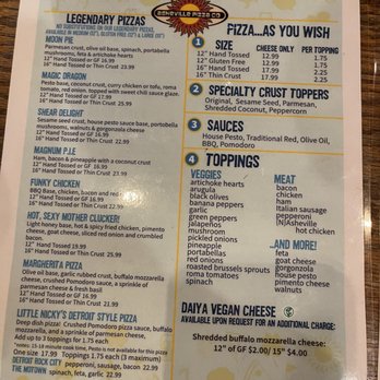 Asheville Brewing - Menu - Pizza Near Me - Asheville, North Carolina