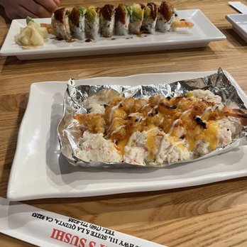 Sams Sushi - Dancing Shrimp and Dragon Roll - Sushi Bars Near Me - La Quinta, California
