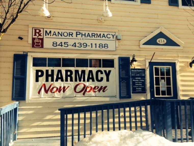 MANOR PHARMACY Updated October 2024 43A Main St, Livingston Manor