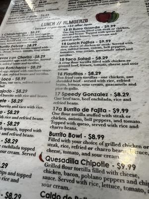 Menu photo 3 Los Cantaritos Mexican Grille Medina, OH
