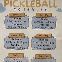 Pacific Beach Recreation Center - Pickleball schedule!