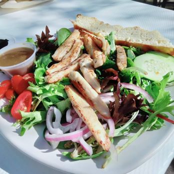 Espresso Roma Cafe - Chicken salad -- basic but surprisingly satisfying - Cafes Near Me - Berkeley, California