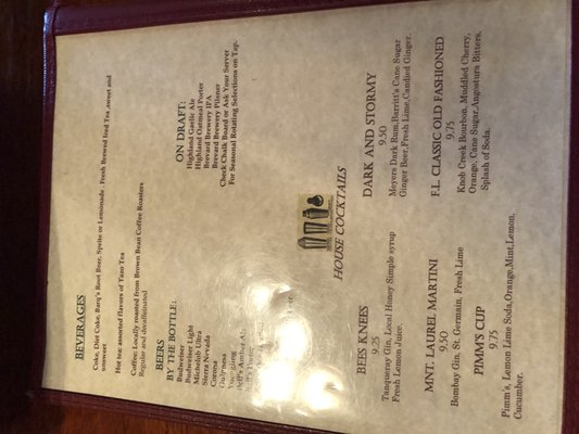 Menu photo 3 The Falls Landing Brevard, NC Menu photo 3 The Falls Landing Brevard, NC
