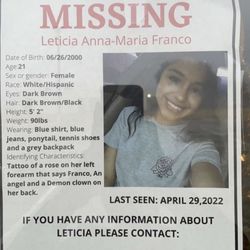 Corpus Christi Police Department - A missing female.