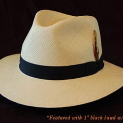 Panama Hat Company - Custom low crown fedora in natural