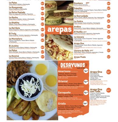 Menu photo 1 Arepa One Hialeah, FL