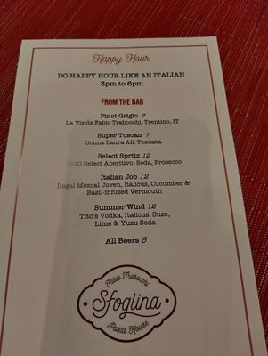 Menu photo 1 Sfoglina Van Ness Washington, DC, DC Menu photo 1 Sfoglina Van Ness Washington, DC, DC