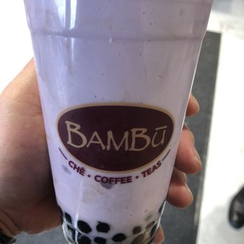 BAMBU - Taro Smoothie with Boba topping - Juice Bars & Smoothies Near Me - Canton, Michigan