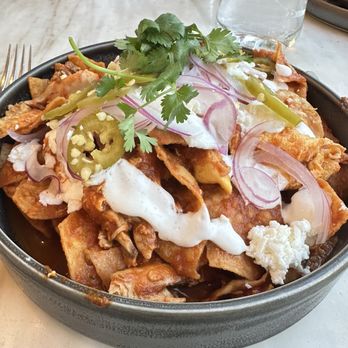 FIG Restaurant - Chilaquiles Rojos - Bars Near Me - Santa Monica, California
